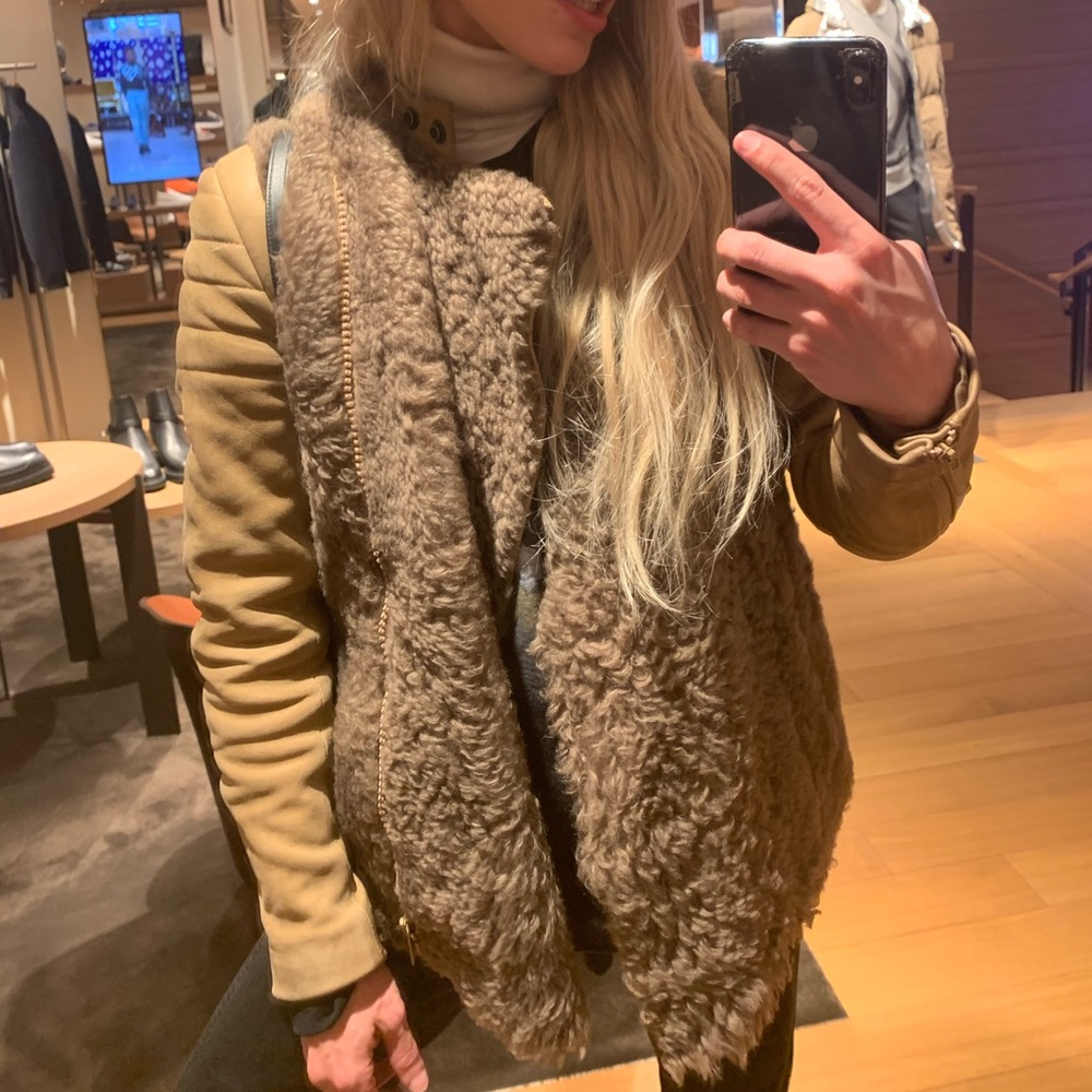 Celine suede/Persian lamb jacket